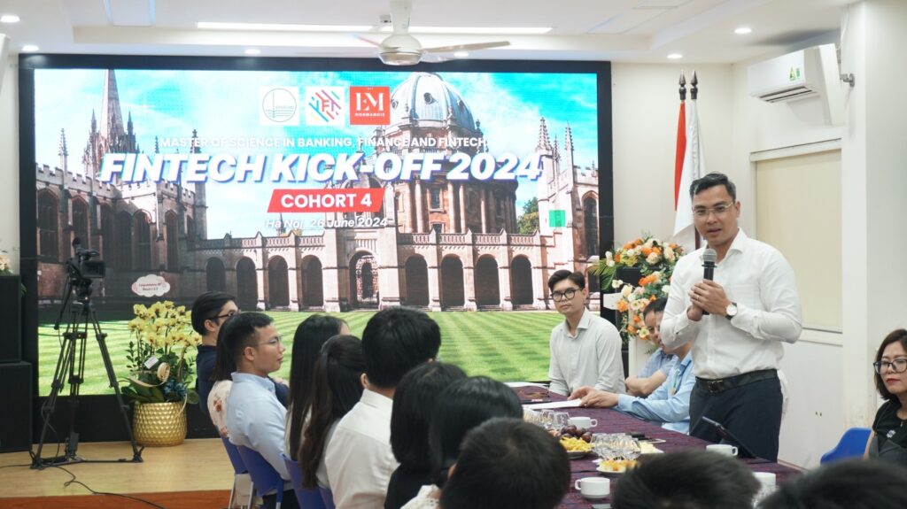 Toàn cảnh buổi Kick-off dành cho học viên Fintech