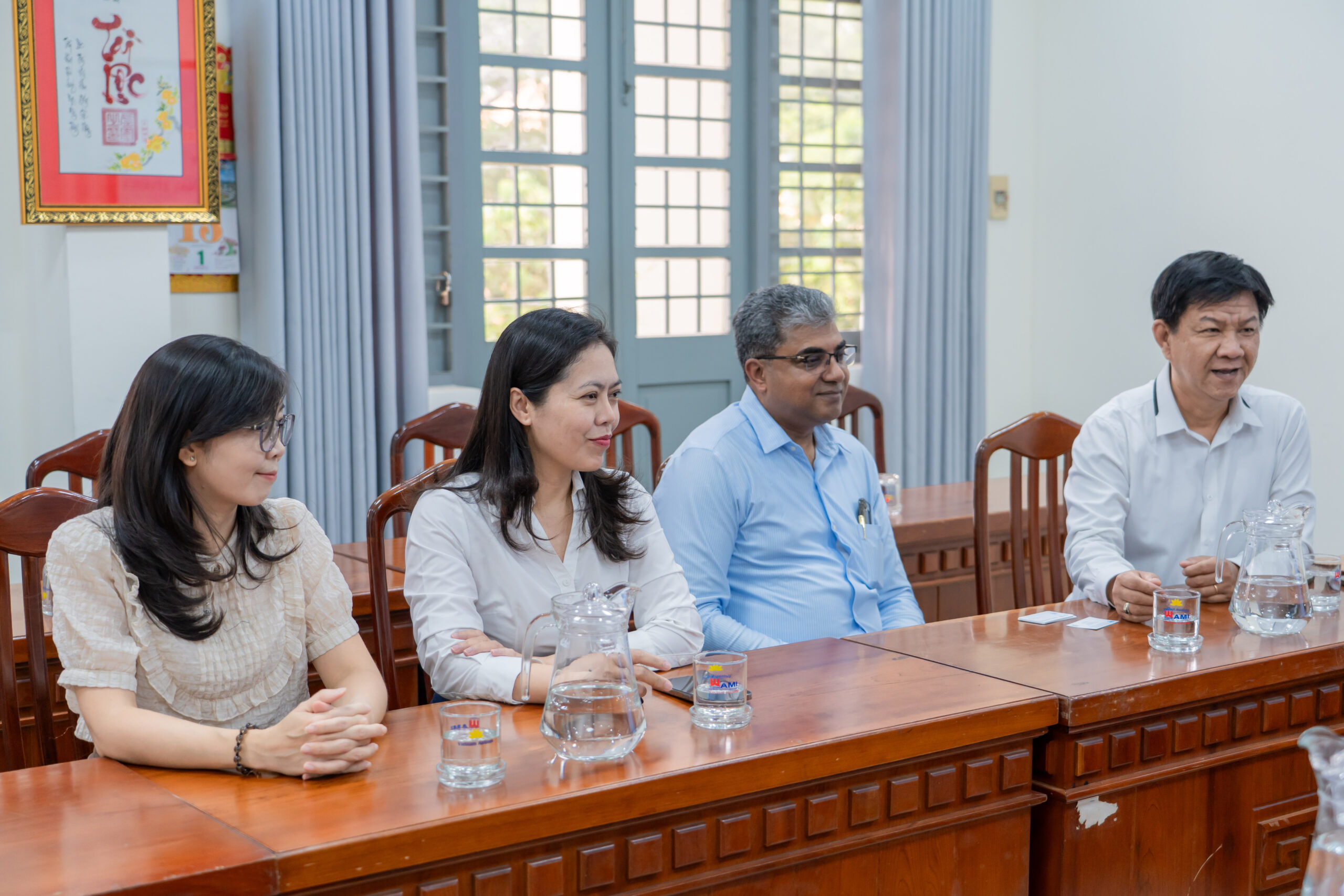 Ban lãnh đạo của IPED và TIIS đến thăm và làm việc tại Đại Học Sài Gòn